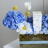 Congratulations to you, Blue Hydrangea With Bvlgari children's perfume