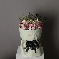 Tiffany Leather Rose Bouquet with Congratulations on Graduation