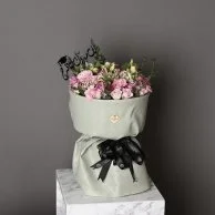 Tiffany Leather Rose Bouquet with Congratulations on Graduation