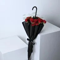 Black Umbrella | In the rain