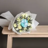 Blue with chocolate anoush