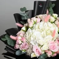 Shine with white hydrangea