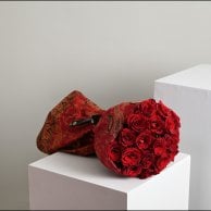 شال كشميري | جوري أحمر