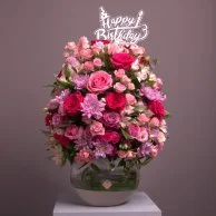 A flower vase for your birthday