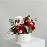 ليفو بار مع ورد أحمر