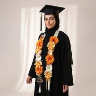 عقد التألق للتخرج بالبرتقالي