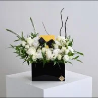 بوكس الأكريلك مع مجوهرات فلورايت