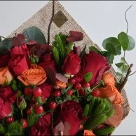 Autumn leaves bouquet