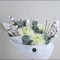 Cotton twigs bouquet