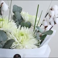 Cotton twigs bouquet