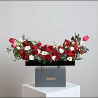 تنسيق نسيم الخاص بالورد الاحمر