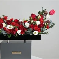 تنسيق نسيم الخاص بالورد الاحمر