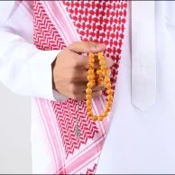 سبحة بكلايت اصفر منجم طربزونة فضة | لباب