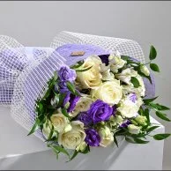 Purple flower bouquet