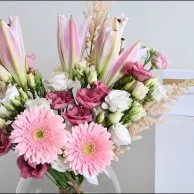 جربيرا روزين مع شوكولاتة بستاني