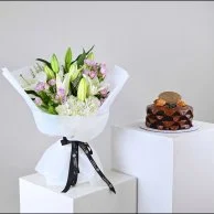 كيكة النوتيلا من لافيفيان 2026 | مع باقة ورد خلابة