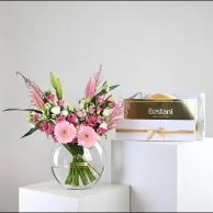 جربيرا روزين مع شوكولاتة بستاني