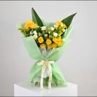 Yellow Baby Rose Bouquet