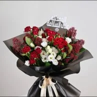 Red Baby Rose Bouquet  | Get well soon