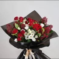 Red Baby Rose Bouquet
