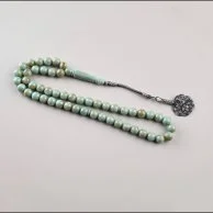 سبحة بكلايت فستقي مخلوط | من لُباب