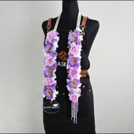 مجموعة عقد و قبعة للتخرج بتنسيق بنفسجي