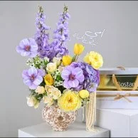 My Mom, the Pulse of Life | Artificial Flower Arrangement with Bostani Chocolate