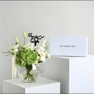 Flower vase | With Givenchy shemagh for the father