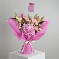 Pink Bouquet | With Pilates Gift Card