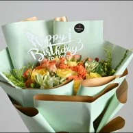 Happy birthday flower bouquet
