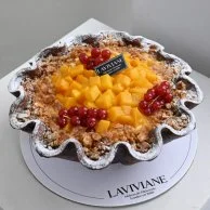 Mango Cream Brulee Cake | Laviviane