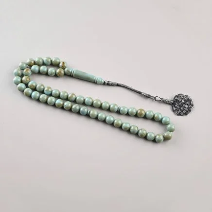 سبحة بكلايت فستقي مخلوط | من لُباب