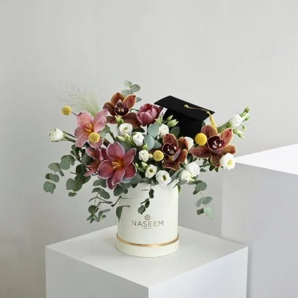 تنسيق بوكس التخرج | ابيض