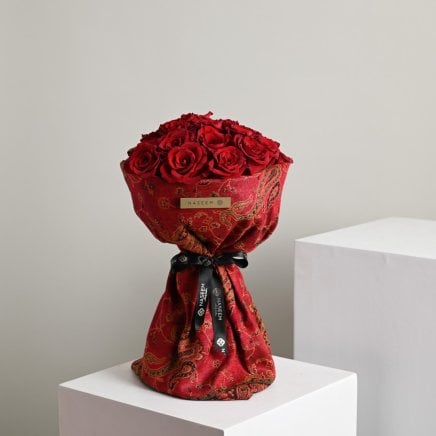 شال كشميري | جوري أحمر