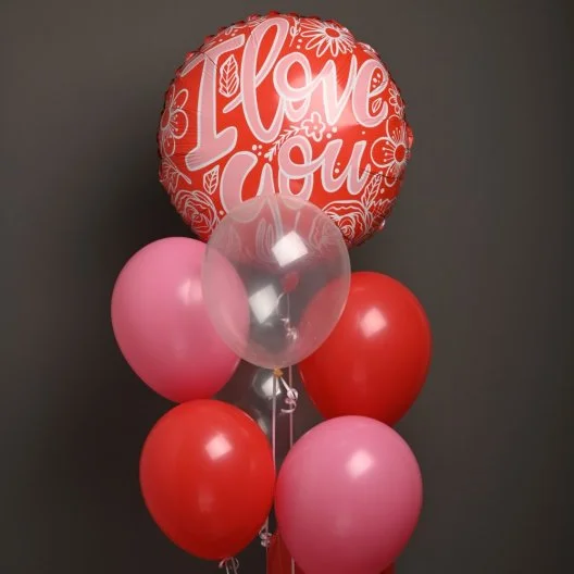 مجموعة بالون ilove you