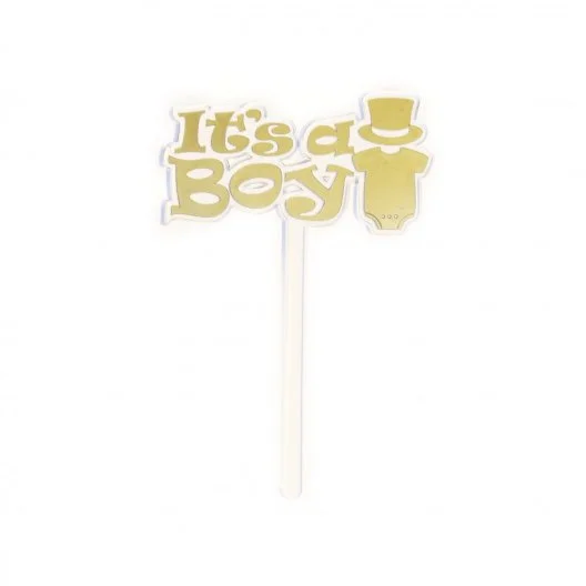 Acrylic inlay for newborns it’s a boy