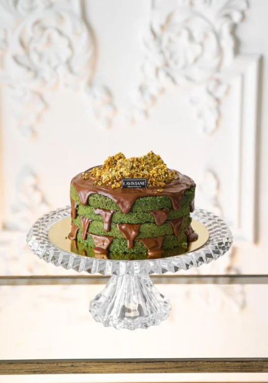 Pistachio cake with Nutella from Laviviane