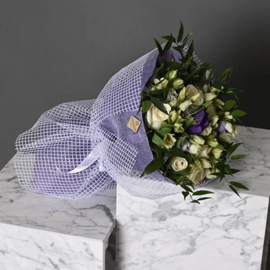 Purple flower bouquet