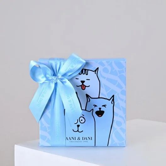Baby Boy Assorted Chocolate Box in Sky Blue | From Annie & Dani