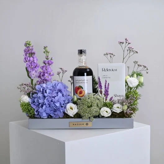 Shaya Gift | Lavender & Peach Iced Tea 