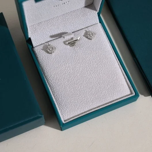 Shimmering Crystal Earrings from Fayendra