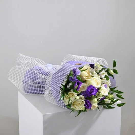 Purple flower bouquet