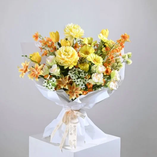 باقة ورد صناعي | همس الغروب