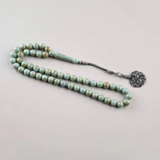 سبحة بكلايت فستقي مخلوط | من لُباب