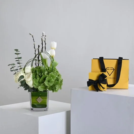 فازة مجوهرات فلورايت