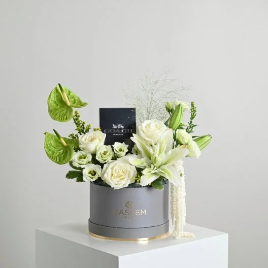 Box Naseem with anthurium | With Coach For man Men's Perfume