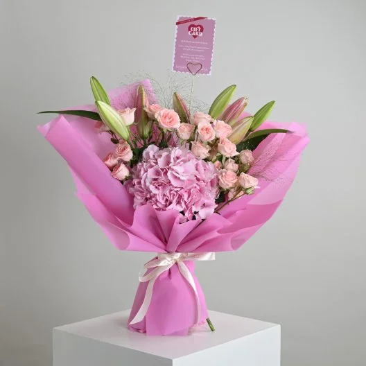 Pink Bouquet | With Pilates Gift Card