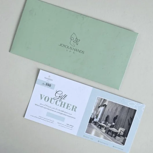 Joyous Hands Spa Gift Card worth 350 SAR