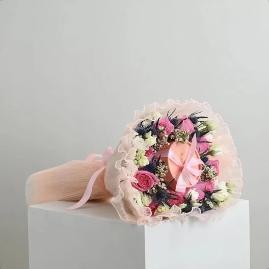 Pink with Anoush chocolate