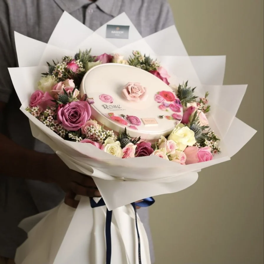 Boustani Rose Mix Flower Bouquet
